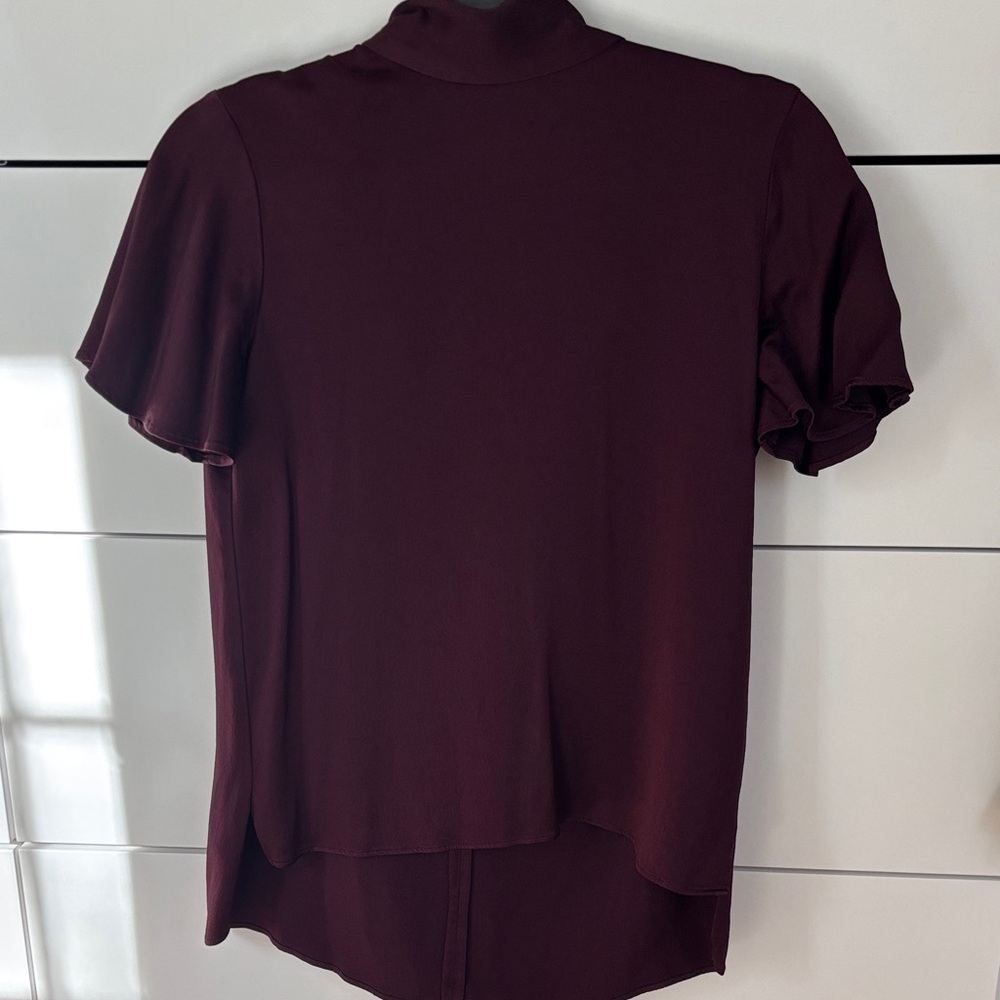 Zara Deep Burgundy Women's Blouse
